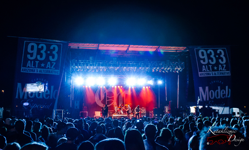 Good Charlotte performing at Zombie Prom