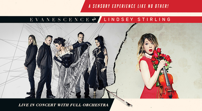 Evanescence & Lindsey Stirling Announce Co-Headlining North American Tour