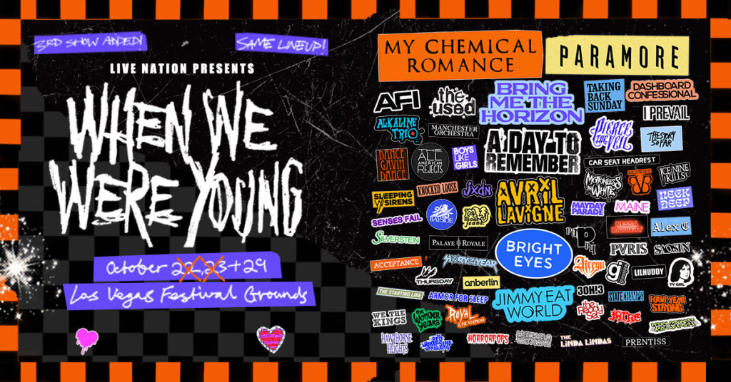 When We Were Young Festival 3rd show added banner