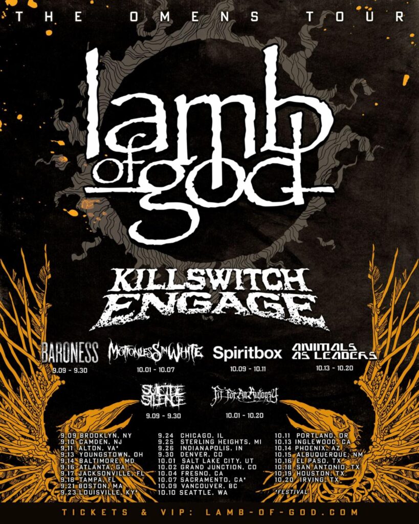 Lamb of God Omens Tour