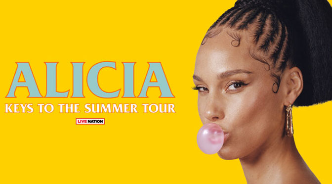 Alicia Keys summer 2023 tour banner