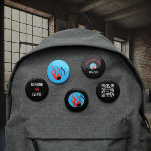Pin button 5-pack - BHE Brand Variety