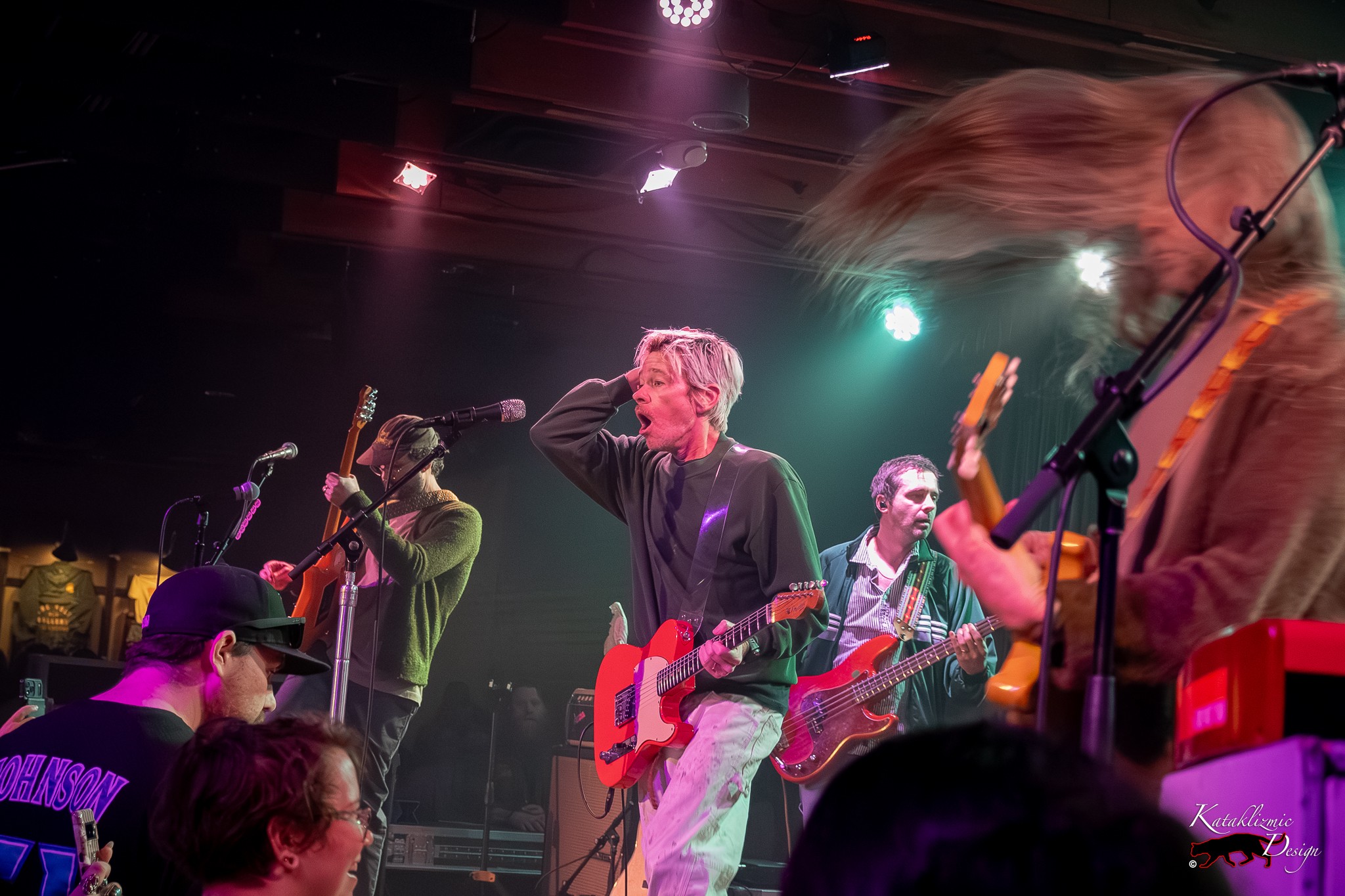 The Format performing with high energy at Crescent Ballroom during their 2026 Phoenix show.